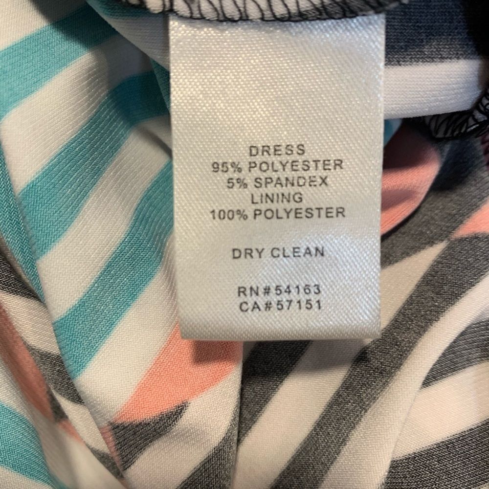 Jessica Simpson multicolored striped maxi - Picture 10 of 14
